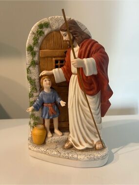 Home Interiors Jesus at the Door Figurine